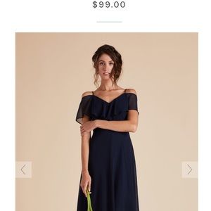 Birdy Grey Bridesmaids Gown.Navy. Jane convertible